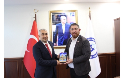 Aydın Büyükşehir Gazeteciler Cemiyeti Rektör Kent’i ziyaret etti